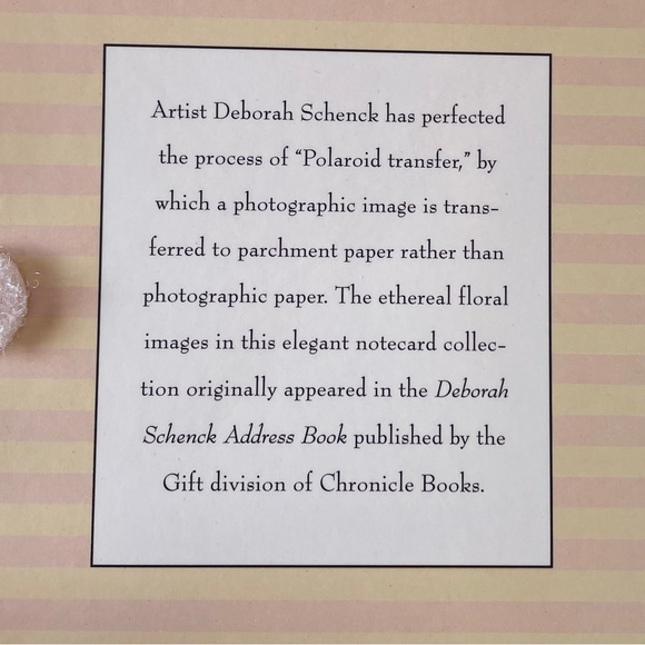 BLOSSOMS 2x20 Assorted Floral Notecards & Envelopes Chronical Books - Picture 2 of 4